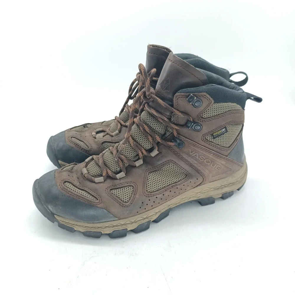 Vasque Talus XT GTX Mens 10M Brown Leather Waterproof Hiking Boots 7742 M s3